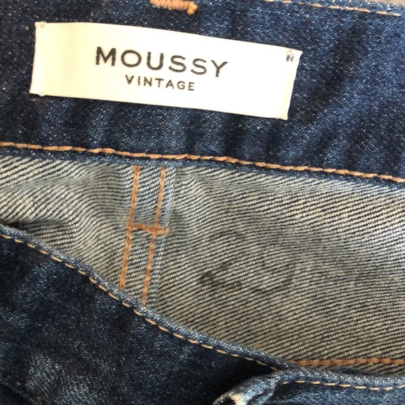 Moussy Vintage Comfort Velma Skinny Distressed Blue Jeans, Size 29. Retail $325. - Picture 9 of 16